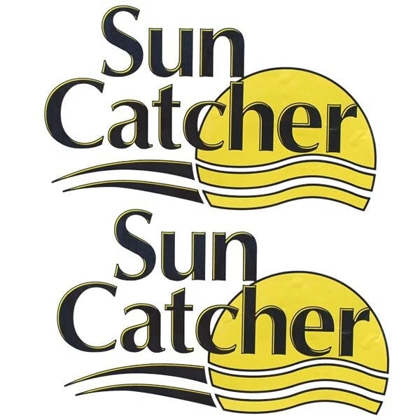 SunCatcher Boat Decals 73404522 - 18 1/4 X 11 Inch Yellow Navy (pair)