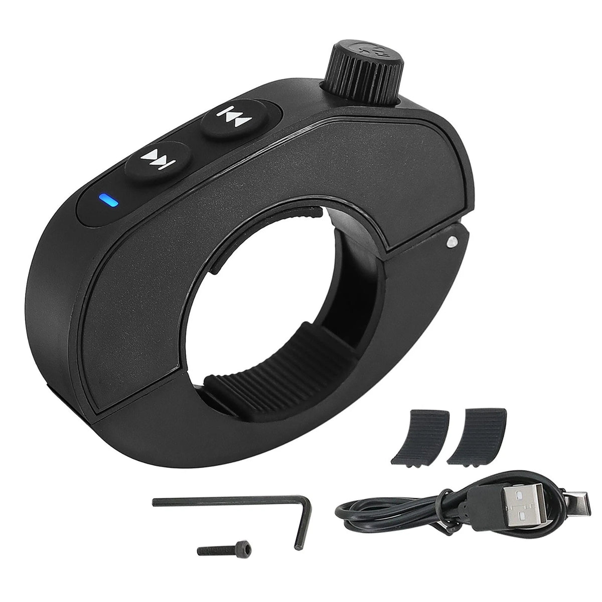 Wireless Bluetooth Media Remote Control for Motorcycle Handlebar