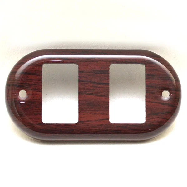Godfrey Pontoon Boat Blank Rocker Switch Panel - Aqua Patio Woodgrain