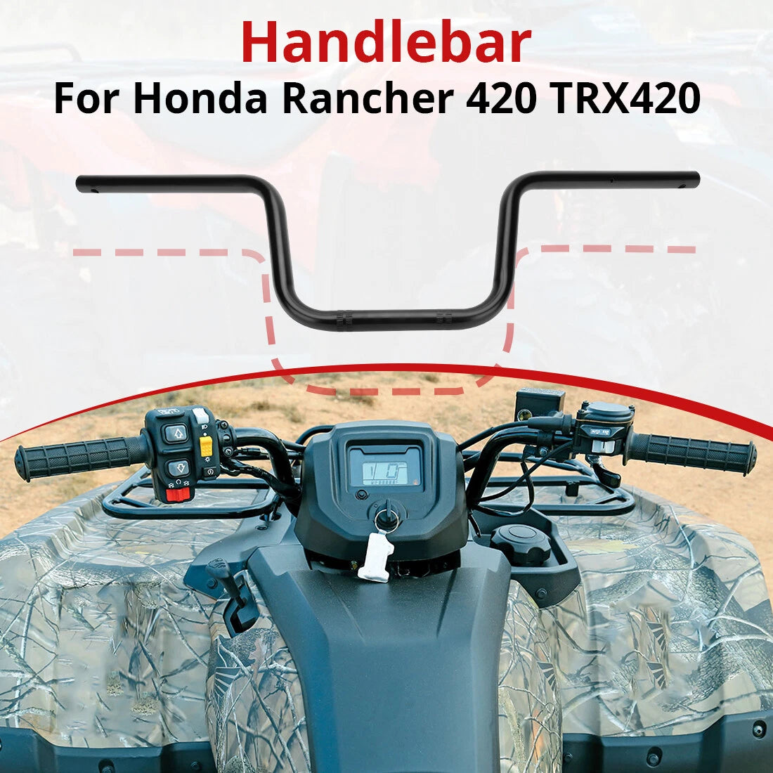 HANDLEBAR 53100-HP5-600 for Honda Rancher 42 2007-2013