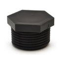 Ski Centurion Boat Drain Plug - Hexagon 1 1/4 Inch Black Plastic