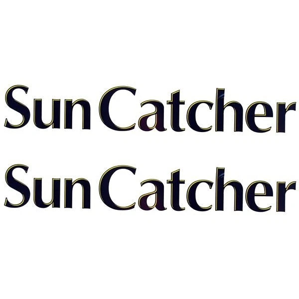G3 Sun Catcher Boat Decal 73404523 - Dark Blue - Yellow 16 1/8 Inch (pair)