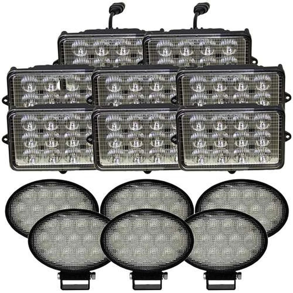 Complete Fits John Deere 9000-STS Series Combine LED Light Kit