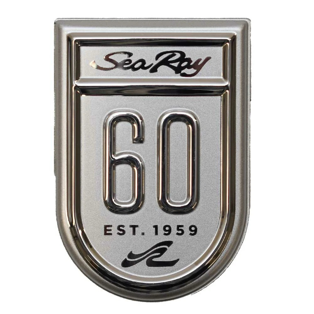 Sea Ray Boat Raised Emblem Decal 2333599 - 60th Anniversary Badge Sticker