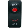 Lund Boat Nav - Anc Lights Rocker Switch Plate 2006121 - Black Plastic