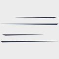 Chaparral Boat Deck Decals 14.02622 - Navy Stickers (4 Pc)