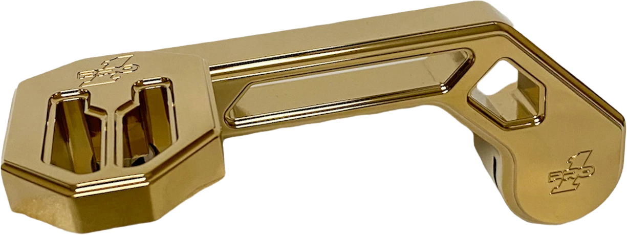 PRO ONE T Rex Shorty Shifter Arm Gold for Harley Davidson 2014-2017 Touring