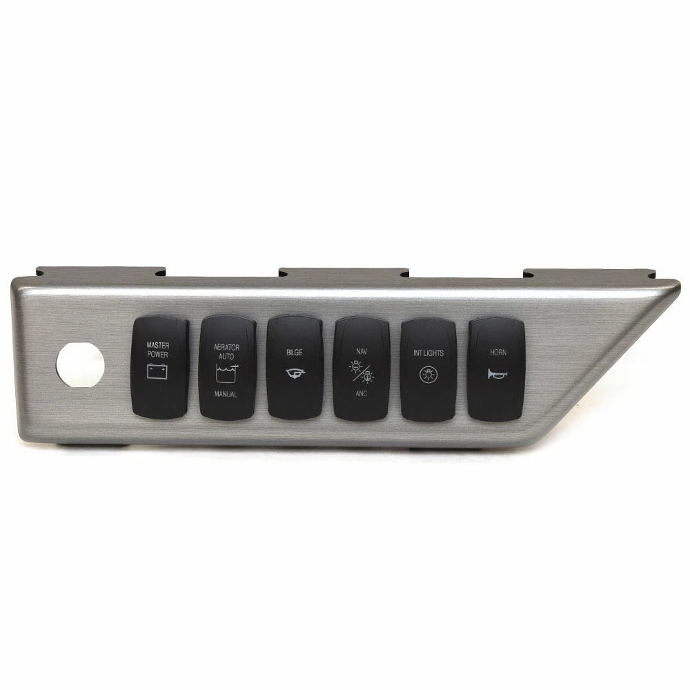 Lund Boat Switch Panel 2314308 - Tyee Master Power Matte Silver