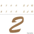 Bayliner Boat Raised Decal - 2700 SCR Metallic Gold (pair)