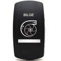 Carling Boat Contura V Rocker Switch Actuator - Bilge Black