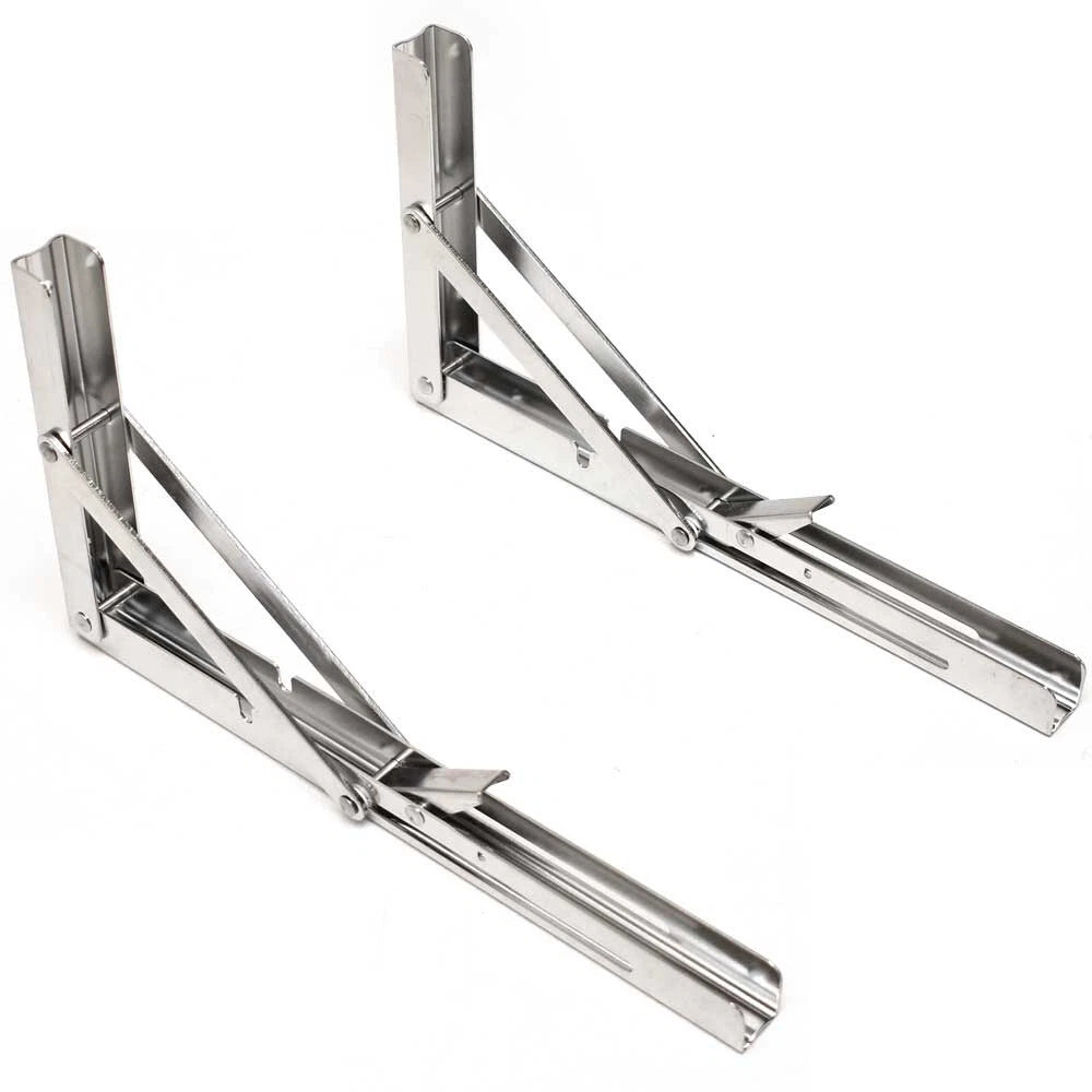Sea-Dog Boat Table Support Bracket 221350 - 12 Inch Stainless (pair)