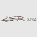 Larson Boat Raised Decal 8624-1320 - LSR 2300 Silver Red Sticker