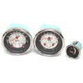 VeeThree Boat Gauge Set - Speedometer Tachometer Trim Mercury (3PC)