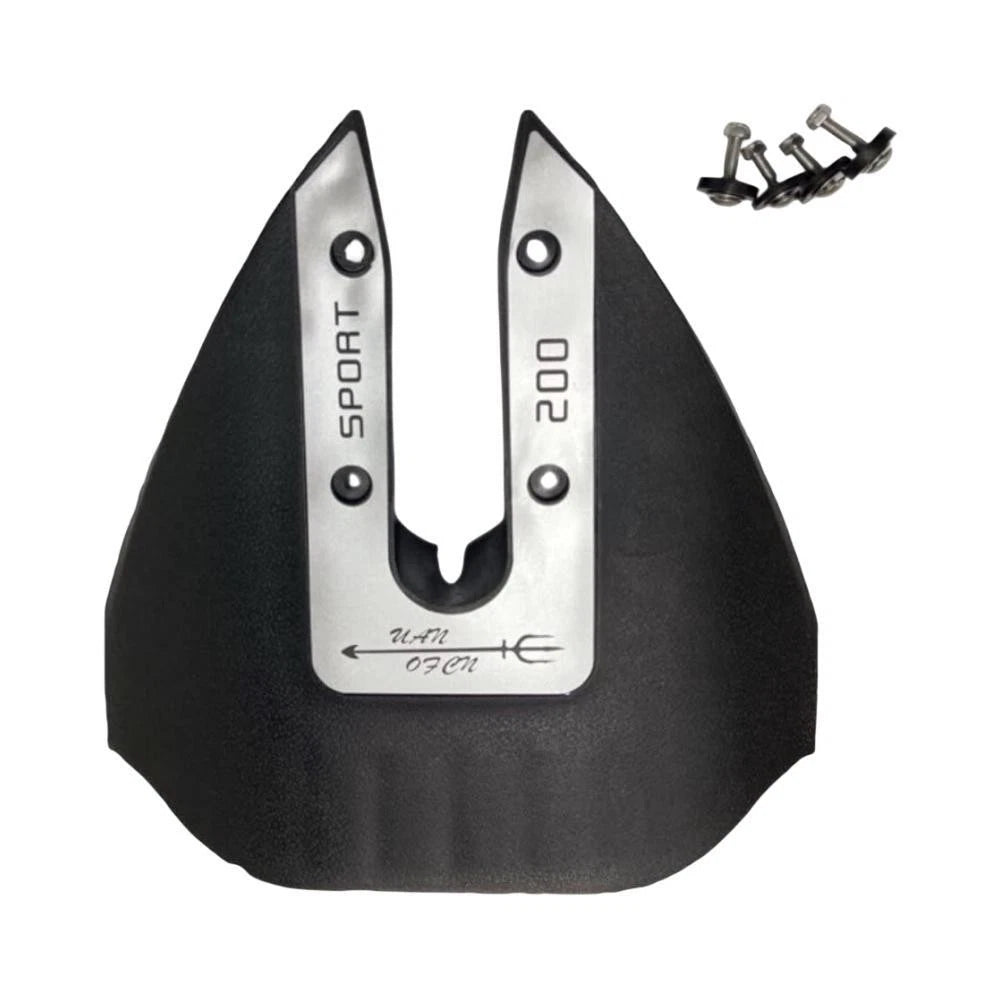 Whale Tail Hydrofoil Stabilizer for Boat Outboard 8-75 HP Motors Drive with Bolts