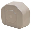 Boat Spotlight Pedestal 6426-54 - 11 X 9 3/4 X 4 Inch Tan Plastic
