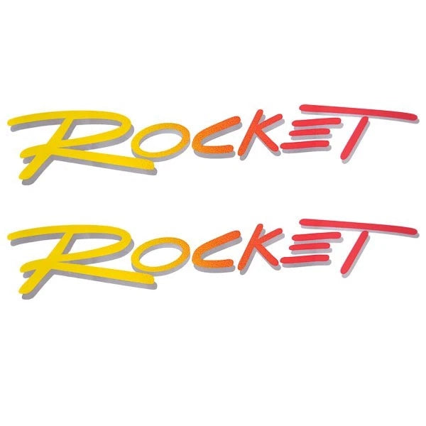 Rinker Boat Emblem Decal Stickers 971154 - Rocket (set of 2)