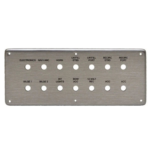 Stratos Boat Blank Breaker Panel 7KE459 - Evolution 201 XL Plastic