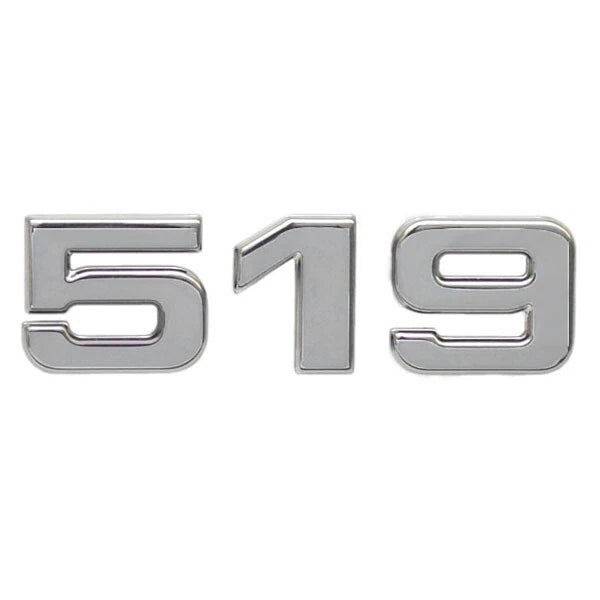 Ranger Boat Decal 7604229 - 519 Silver Vinyl 3 3/8 X 1 Inch