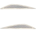 Crownline Boat Vent Grilles 30293 - 30294 - 34 X 5 Inch SS (set of 2)