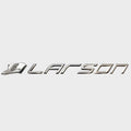 Larson Boat Raised Decal 8154092 - Silver Logo Sticker