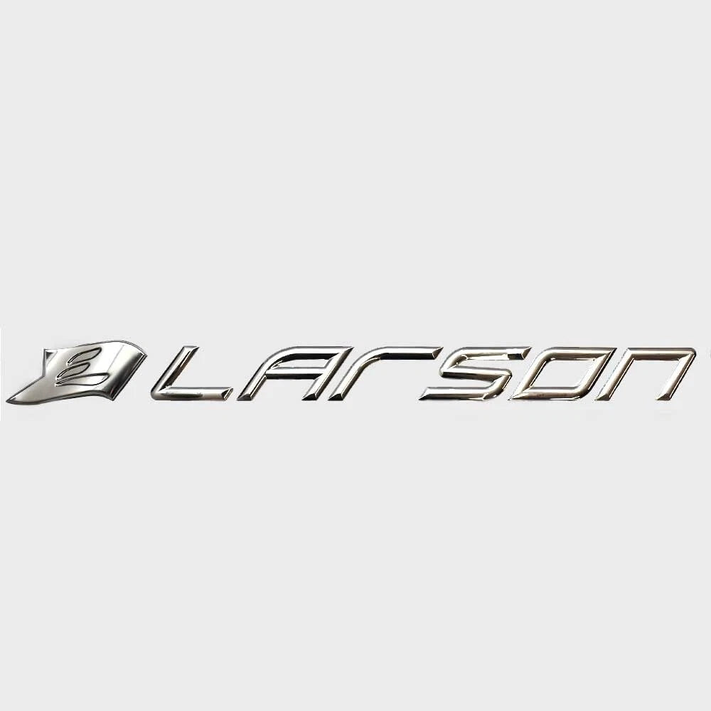 Larson Boat Raised Decal 8154092 - Silver Logo Sticker