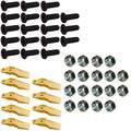 1592953 8T4778 1324720 Nine (9) Bucket Uni-Teeth with Hardware Fits Caterpillar