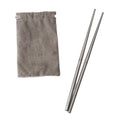 Foldable Titanium Chopsticks Set for Camping and Backpacking Easy to Carry