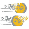MasterCraft Boat 2008 X-35 XS Bulls Eye Decals 758059 - (set of 2)