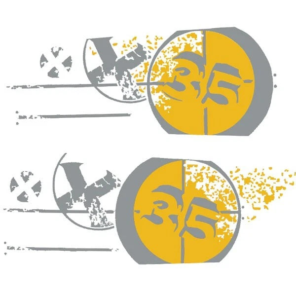 MasterCraft Boat 2008 X-35 XS Bulls Eye Decals 758059 - (set of 2)