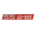 MasterCraft Boat Decal 759611 - SS 215 Red Silver Vinyl 7 1/2 Inch