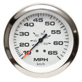 Teleflex Boat Speedometer Gauge 59713 - 3 1/4 Inch Silver White
