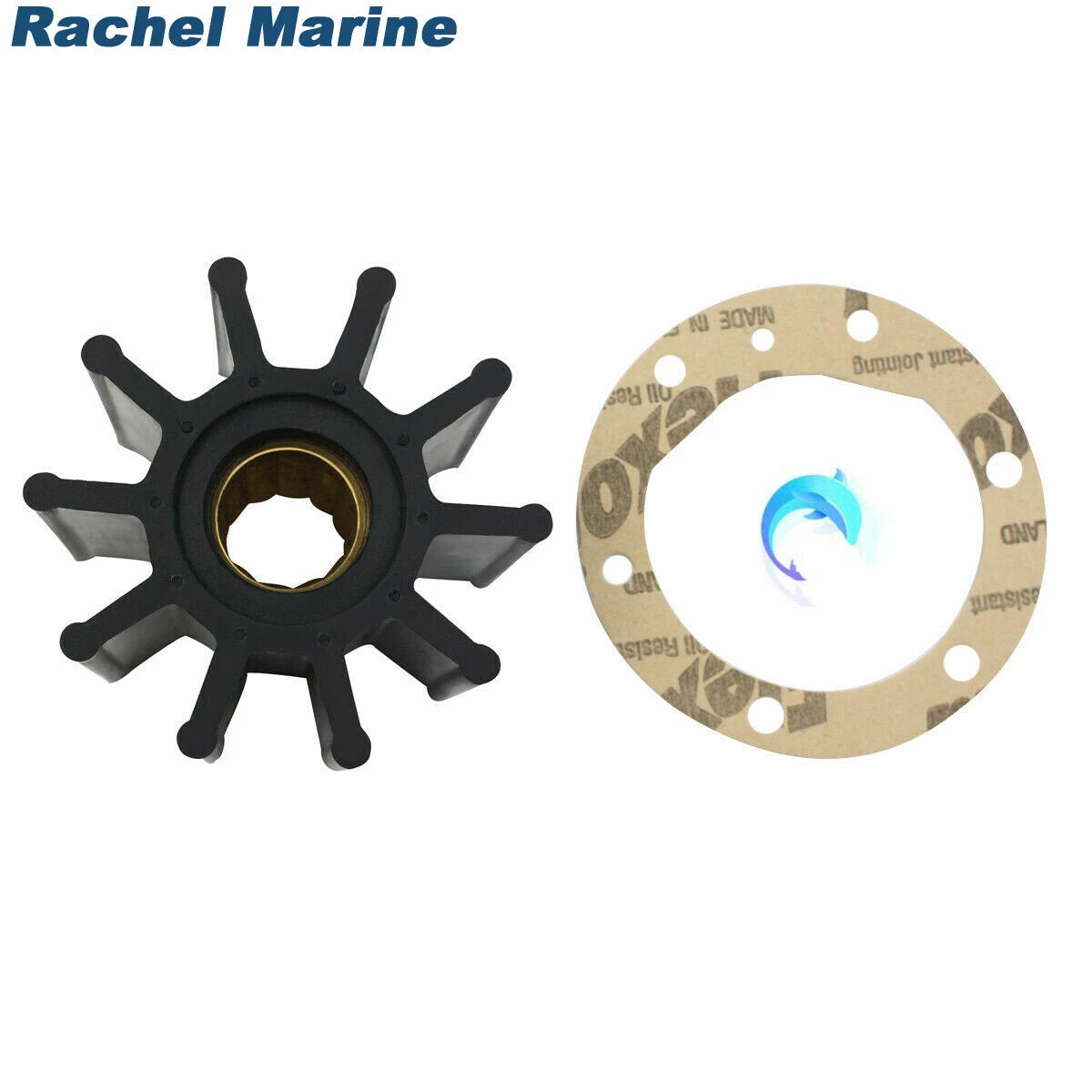 Flexible Impeller Kit for Jabsco 22120-0001 18777-0001 500104 Inboard Engine