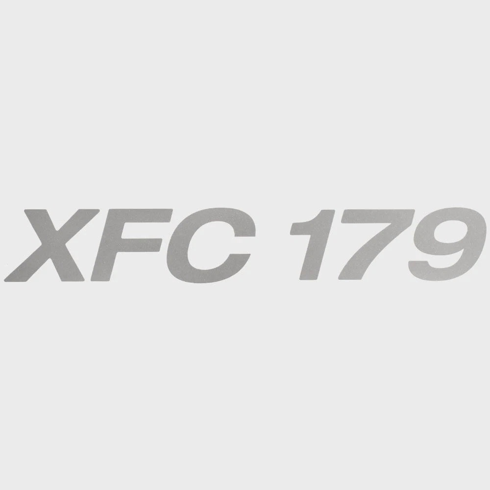 Crestliner Boat Decal 2345409 - XFC 179 Metallic Silver Sticker