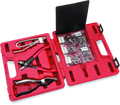 BikeMaster Fuel Line Tool Kit for Powersports Vehicles, 10 Clamp Sizes