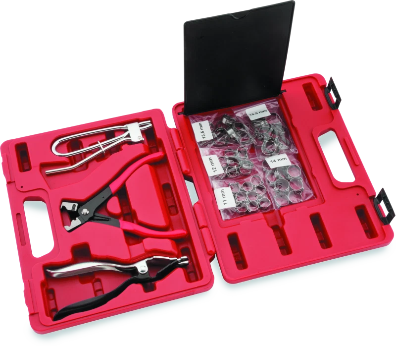 BikeMaster Fuel Line Tool Kit for Powersports Vehicles, 10 Clamp Sizes