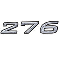 Rinker Boat Decal - Captiva 276 Black Silver 8 3/4 Inch