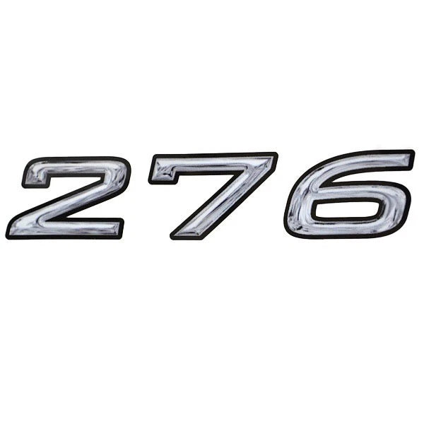 Rinker Boat Decal - Captiva 276 Black Silver 8 3/4 Inch