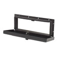 Basscat Boat Glove Box Door - Black Silver Textured Aluminum