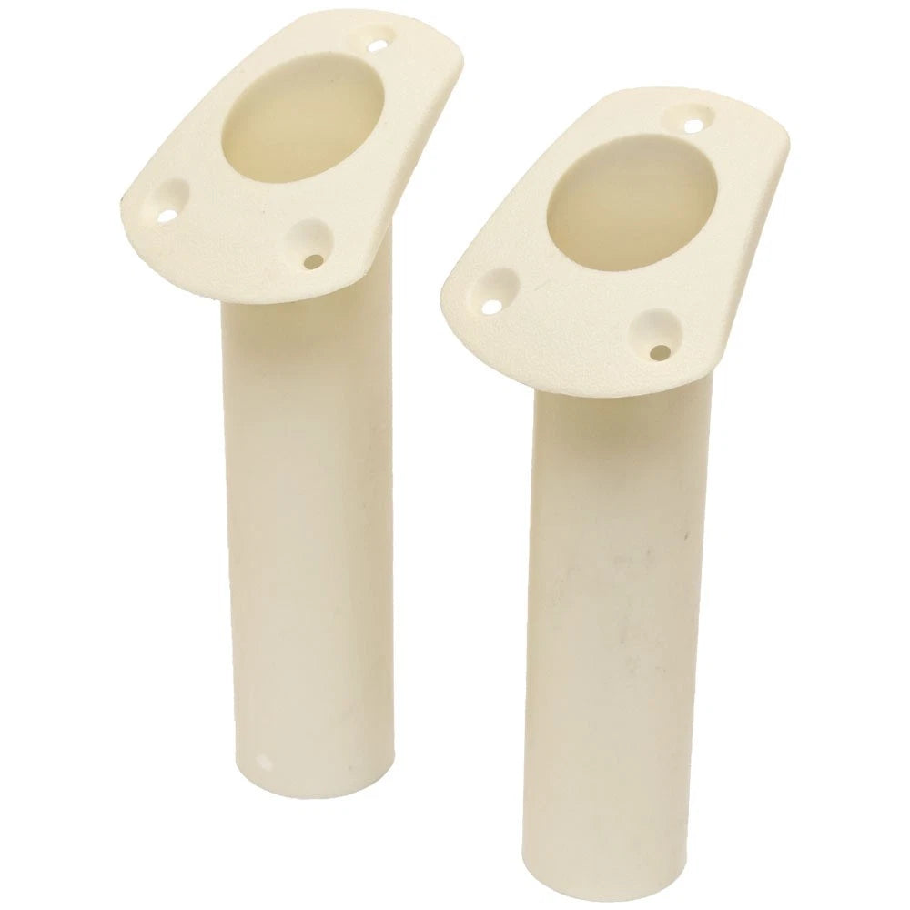 Boat Rod Holders - 60 Degree 1 3/4 Inch ID Cream (pair)