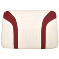 G3 Boat Console Back Cushion 73523342 - Pearl White - Roulette Red