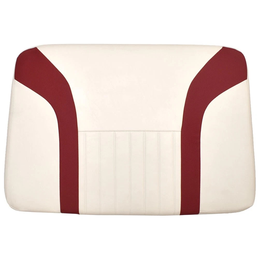 G3 Boat Console Back Cushion 73523342 - Pearl White - Roulette Red