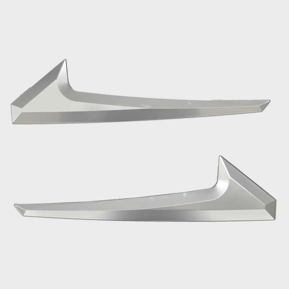 MasterCraft Boat BTS Windshield Inlays 519255 - 2022 XStar Silver (set of 2)