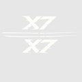 MasterCraft Boat Raised Decals 7506014K - X-7 Glacier White (kit)