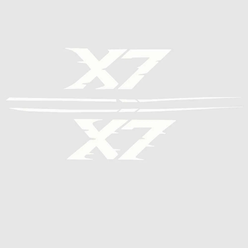 MasterCraft Boat Raised Decals 7506014K - X-7 Glacier White (kit)