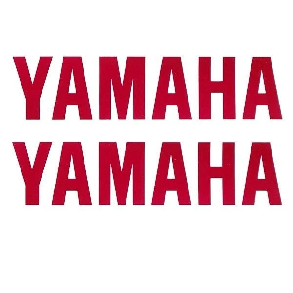 Yamaha Boat Sticker Decals - 4 X 1 Inch Burgundy (pair)