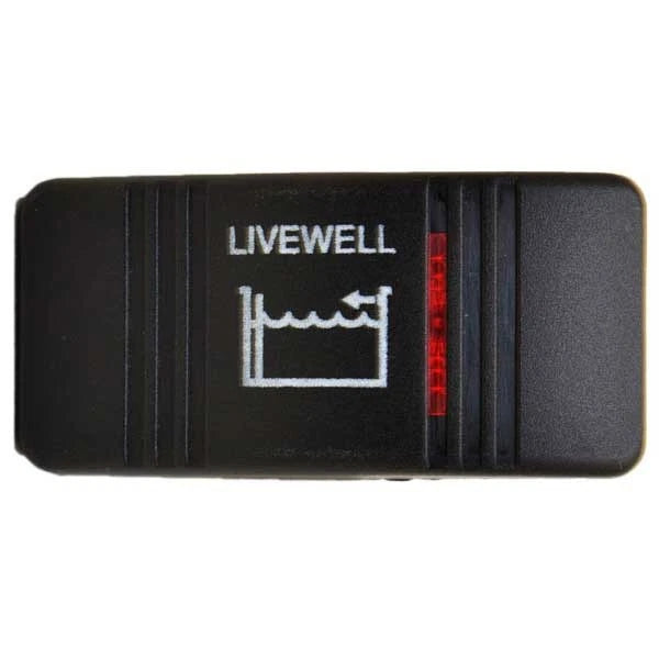 Carling Boat Rocker Switch Cover - Livewell Lighted Actuator