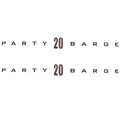 Sun Tracker Boat Brand Decal 145474 - Party Barge 20 Sticker (pair)