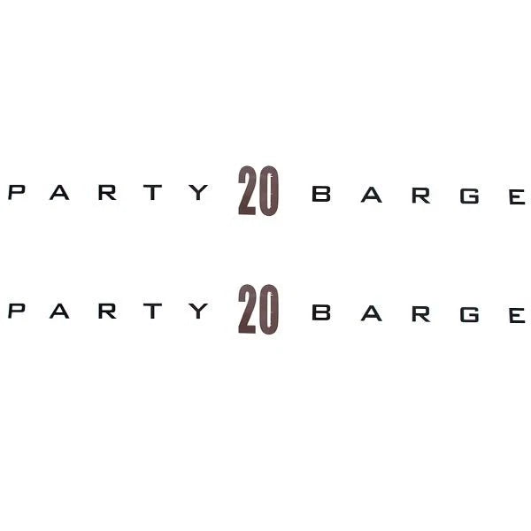Sun Tracker Boat Brand Decal 145474 - Party Barge 20 Sticker (pair)