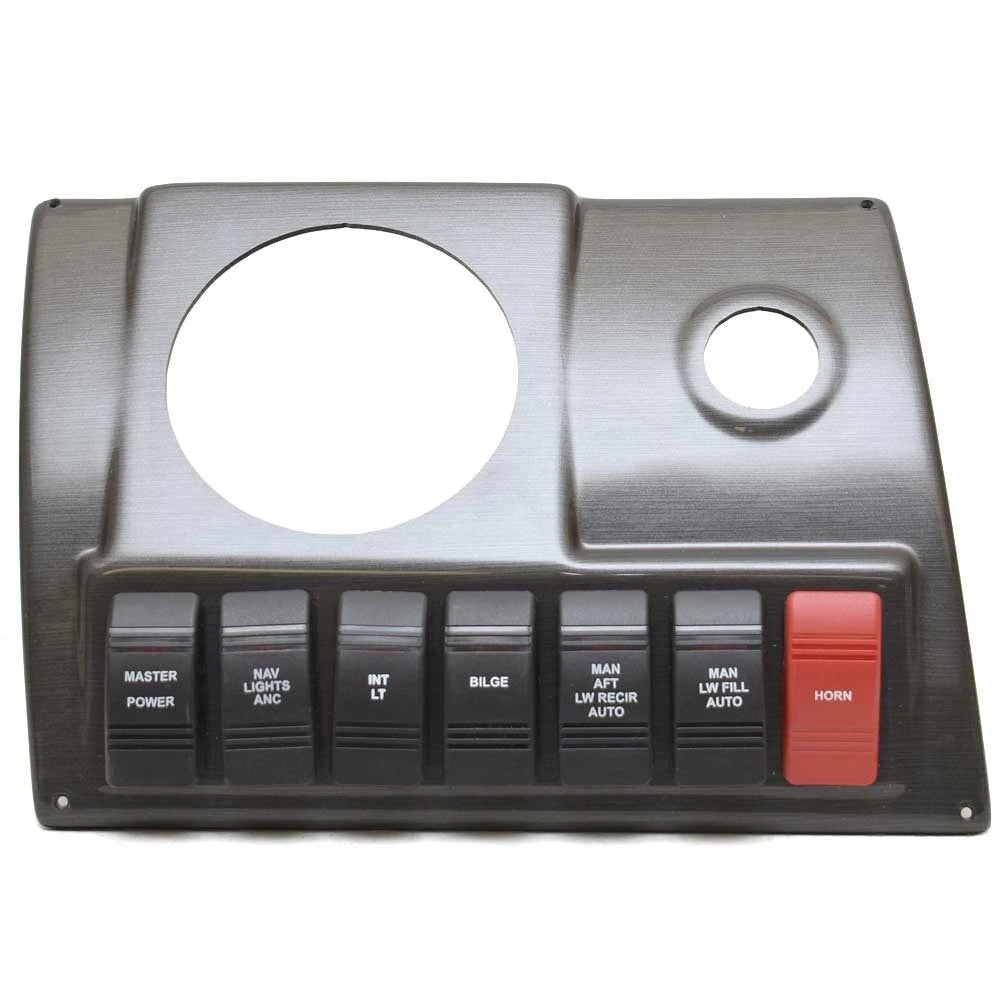 Lund Boat Switch Panel 2249317 - Pro V 9 3/4 X 6 3/4 Inch Dark Gray