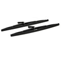 Boat Windshield Wiper Blades - 11 5/8 Inch Black Aluminum (pair)
